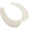 KOCKSHION Cuscino Morbido per Sedile del Wc in Peluche Beige, Facile da Installare e Lavabile, Comodo per Bagno e Uso Portatile, Confezione