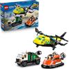 LEGO City 3in1 Airplane, Service Truck & Hovercraft Remix Toy - Mix & Match Mode