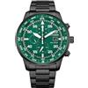 CITIZEN Orologio Aviator Crono Verde e Nero da Uomo - Rif. CA0885-54X