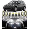 BMT xms Kit di Luci LED per Interni per BMW X5 E70 2007-2013, Lampadine LED per Interni Auto e Camion 6000K Bianco Luminoso