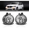 TangMiGe Fendinebbia compatibile con BMW X1 X2 X3 X4 X5 X6 (F48 F39 F25 F26 F15 F16), 2010-2019, non utilizzato in combinazione con fari adattivi, 1 Paio (Chiaro)