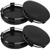 Alriedy 4 coprimozzi, coprimozzo OD 57 mm ID 50 mm, coprimozzo VW, coprimozzo ruota (nero)