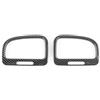 ZXZVRUHMC ABS Fibra di carbonio Centro controllo cruscotto Presa CA Presa d'aria Telaio Copertura Trim, compatibile con Golf 6 MK6 GTI 2008-2013, Accessori interni auto(Side 2pcs)