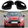 TTCR-II Calotte Specchietti per Mini Cooper R55 R56 R57 R58 R59 R60 R61 | 2PCS R55 R56 R57 Copri Specchietti R59 R60 R61 Calotta Specchietto 2007-2015(Specchio Pieghevole Elettrico)-Nero