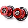 YUTUJBKM nottolini cavalletto moto Per Z650 Z800 Z900 Z900RS SE 2017-2024 Viti M8 In Alluminio Per Supporti Per Slider Forcellone(Red-900)