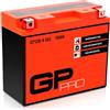 GP-PRO GT12B-4 12V 10Ah GEL Batteria di avviamento (simile a YT12B-4 / YT12B-BS) (Esente da manutenzione / Sigillato) Moto Accumulatore