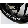 BIKE-label Set di 4 adesivi per cerchioni CBR-1000-RR compatibili con Honda Moto 790002