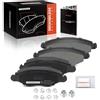 Frankberg Set di pastiglie freno comprensivo di 4 pastiglie freno | Compatibile con: berlina 206, 206 Van, 206 SW 2E/K, 206+ 2L 2M, 206 Hatchback 2A/C