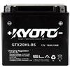 Kyoto Batteria moto Kyoto SLA GTX20HL-BS (YTX20HL-BS) AGM - Senza manutenzione - 12 V 18 Ah - Dimensioni: 175 x 87 x 155 mm compatibile con HONDA GL1800 Gold Wing 1800 2001-2010