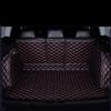 DGCS Pelle Bagagliaio Tappetino per BMW X1 F48 2015-2023, Copertura Totale Copri Baule Tappetino Impermeabile AntiGraffio Vasca Baule Tappeto, Auto Accessori,C/Black Red