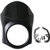 Punxdda Cupolino Touring Per Kawasaki Per Z900RS 2018-2025 Per Z900RS SE 2022-2025 ZRX1200 2001-2025 Copertura Parabrezza Protezione Spoiler Parabrezza Parabrezza Moto(Nero)