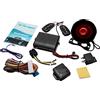 Kacepar Sistema di allarme per auto, KACEPAR Kit immobilizzatore antifurto con protezione di sicurezza 12V, accesso senza chiave con 2 telecomandi e 1 sirena a tromba, CSD102-T220