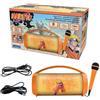 Lexibook, Naruto, Altoparlante wireless illuminato con microfono, Suono stereo, Funzione karaoke, Porte USB e per schede SD, Batteria ricaricabile, Maniglia per il trasporto,BTP585NAZ