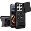 Dedux Cover per Motorola Edge 70 Pro, Finestra Scorrevole. Nero