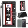 KENHONER Custodia per Samsung Galaxy S9, nastro | Portafoglio Pelle PU, Magnetica, Resistente Agli Urti, Scomparto Carte Credito, Pieghevole, Flip Libro, Motivo