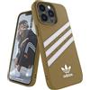 adidas Originals Custodia progettata per iPhone 13 Pro 6.1, custodia testata contro cadute, bordi rialzati, cover originale, colore: oro-beige