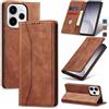 Jasonyu Cover per Oppo Reno 15, Portafoglio PU Pelle Custodia, Marrone | Flip Libro, Slot Porta Carte, Magnetica, Funzione Supporto, TPU Antiurto