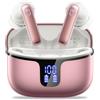 Rinsmola Cuffie senza fili Bluetooth 5.4, auricolari in-ear Bluetooth con 4 ENC Mic, cuffie senza fili 40 ore con cancellazione del rumore, auricolari impermeabili IP7, indicatore LED, USB-C, per Android/iOS