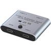 Gokelomg Switch splitter per 2 computer, commutatore KVM bidirezionale USB-C 1 a 2 uscite per trasmissione video 8K@60Hz/4K@144Hz 10Gbps