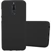 Cadorabo Custodia per Huawei MATE 10 LITE in FROST NERO - Morbida Cover Protettiva Sottile di Silicone TPU con Bordo Protezione - Ultra Slim Case Antiurto Gel Back Bumper Guscio