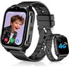 Kesasohe 4G Smartwatch Bambini con GPS Telefono Videotelefono Chiamate SOS