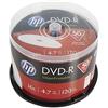 HP DVD-R IJ PRINT 16X 50PK Box HP 4,7 GB