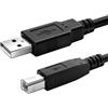 Superer Cavo Stampante USB 2.0 da 0,9 M - USB A a B | Compatibile con HP, Canon, Lexmark, Epson, Dell, per Stampante, Scanner e Fax - Cavo dati Plug and Play