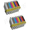INK BELLIVE KIT 16 Cartucce Compatibile per EPSON Stylus Photo R800 / Stylus Photo R1800 T0540 serie