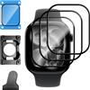Lutree per Apple Watch Series 11 46mm Pellicola Protettiva, 3 Pezzi | HD Anti Graffio Facile da Installare Flessibile Film, 3D Piena Copertura Anti-Impronte Protezione Schermo
