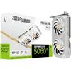 ZOTAC Gaming GeForce RTX 5060 Ti 16GB Twin Edge OC White Edition DLSS 4 16GB GDDR7 128-bit 28 Gbps PCIE 5.0 Gaming Scheda grafica IceStorm 2.0 Cooling, SFF-Ready, ZT-B50620Q-10M