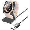 Blueshaweu Caricabatterie compatibile con AGPTEK Smartwatch da 1,3 pollici, USB, cavo di ricarica rapido per AGPTEK LW11 Smartwatch (nero)