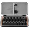 Geekria custodia tastiera 75% 84 tasti, borsa da viaggio rigida, compatibile con Keychron K2 HE, EPOMAKER x Aula F75, ASUS ROG Azoth Extreme 75/Falchion Ace 75 HE, Womier S K80 (grigio scuro)