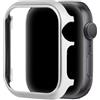 MXFDOKD Compatibile con Apple Watch Series 4 44mm Cover Protettiva, Metallo Acciaio Inossidabile Custodia Orologio Bumper Ultra Sottile Rigida Paraurti Antiurto Compatibili con iWatch 44mm Series SE/4/5/6