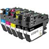 Kamo LC-3213 XL cartucce multipack (confezione da 5) compatibili con cartucce per stampanti Brother LC3213 LC3211 LC-3211, per MFC-J491DW MFC-J497DW MFC-J890DW MFC-J895DW DCP-572DW DCP-772DW DCP-774DW