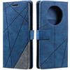 SONWO Cover per Huawei Mate 40 PRO, Flip Caso in PU Pelle Case Cover Portafoglio Custodia per Huawei Mate 40 PRO, [Kickstand] [Slot per Schede], Blu