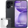 OPPO Reno16 Pro 5G Smartphone Sbloccato, 12+512GB, Quad Camera 200MP, Video Stabile 4K, Display AMOLED 6.32 120Hz, 6000mAh, MediaTek Dimensity 8550, IP69K, Black (Caricatore 80W SUPERVOOC Incluso)