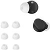 kwmobile 6x Auricolari di ricambio compatibile con Beats Solo Buds Gommini sostitutivi in Silicone - 3 Misure - bianco