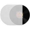 Cyrank 100 Buste Interne Per Dischi in Vinile, Buste Interne Per Dischi in Vinile Trasparenti da 10 Pollici, Buste Interne Antistatiche con Fondo Tondo Per Dischi in Vinile, Buste Interne Per Album con Coper