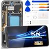 SRJTEK TFT per Samsung Galaxy S8 Plus, display LCD per Samsung Galaxy S8+, set di riparazione schermo per SM-G955, kit touch screen (nero, con cornice)