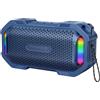 DOOGEEEco Cassa Portatile con Luci RGB, Altoparlante Bortatile Magnetico, IP67 Impermeabili Altoparlanti Portatili da Esterno Wireless Stereo Potenti da TWS Stereo, per Casa Viaggio e Feste