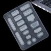 vepoty Tappo antipolvere per laptop Tappo antipolvere 16 pezzi Coperchio antipolvere per porta PC universale Coperchio impermeabile per interfaccia computer USB