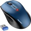 TECKNET Mouse Wireless, 4800DPI Mouse Ergonomico Senza Fili, 2,4 GHz Mouse Silenzioso con Nano USB, 6 Pulsanti Dpi Mouse, Durata Batteria Di 30 Mesi, Compatibile Con Pc, Mac, Laptop