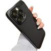 Rnrieyta Miagon Dissipazione del calore Custodia per iPhone 14 Pro,Traspirante Cover Duro Slim Retro Paraurti Case con Pellicola Fotocamera