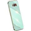RankOne La Custodia del Telefono è Adatta per Samsung Galaxy S8 (5.8 Inches), Case per Cellulare in Silicone con Telaio Galvanico - Verde