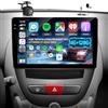 ETLFUCyber 4G+128G Android Autoradio per Toyota Aygo/Peugeot 107/Citroen C1 2004-2014 con Wireless Carplay & Android Auto, Schermo Touch IPS 9 pollici con GPS, WiFi, EQ, Bluetooth 5.0, Radio FM/RDS