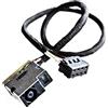 ITALIANBIZ Connettore alimentazione DC power jack compatibile per HP Pavilion 15-e090sl (E9K06EA), 15-e091sl (E9K07EA), 15-e093sl (F2T66EA), 17-e000el (F4U70EA), 17-e001sl (E6N15EA), 17-e101sl (G1M68EA)