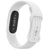 GIOPUEY Cinturini Compatibile con Google Fitbit Air, Morbido Silicone Cinturino [Resistente all'Usura] [Traspirante] - White