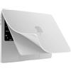 Alogy Custodia compatibile con Macbook Air 15 M2 / M3 / M4 2023/2024/2025, Custodia protettiva flessibile ultra sottile, compatibile con MacBook Air 15, antiscivolo trasparente bianco opaco