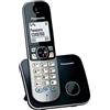 Panasonic-KX-TG6811-Telefono cordless DECT, tavolo, Argento, Polifónico, colore: bianco, Nickel-Metal Hydride (NiMH)