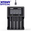 XTAR VC4SL 18650 Caricabatteria USB C QC3.0 Carica rapida 1.2V Ni-MH AAA AA Batterie ricaricabili Li ion 21700 Caricabatteria